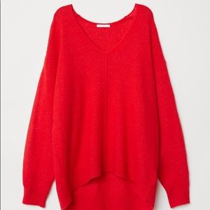 Fine Knit V-neck sweater